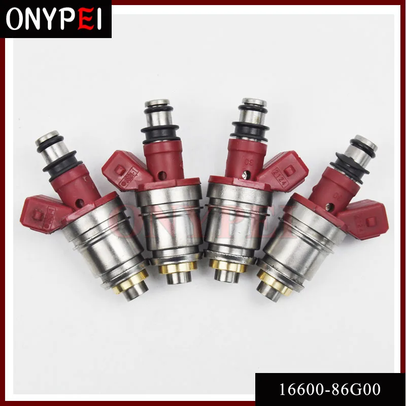 

4X JS21-1 16600-86G00 New Fuel Injectors for Nissan D21 Pickup 2.4L for GMC Sonoma 16600-86G10 35-80798I4 1660086G00 16600 86G00