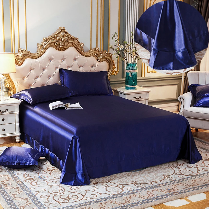 Сатиновое постельное белье для 2 человек евро королева искусство роскошный