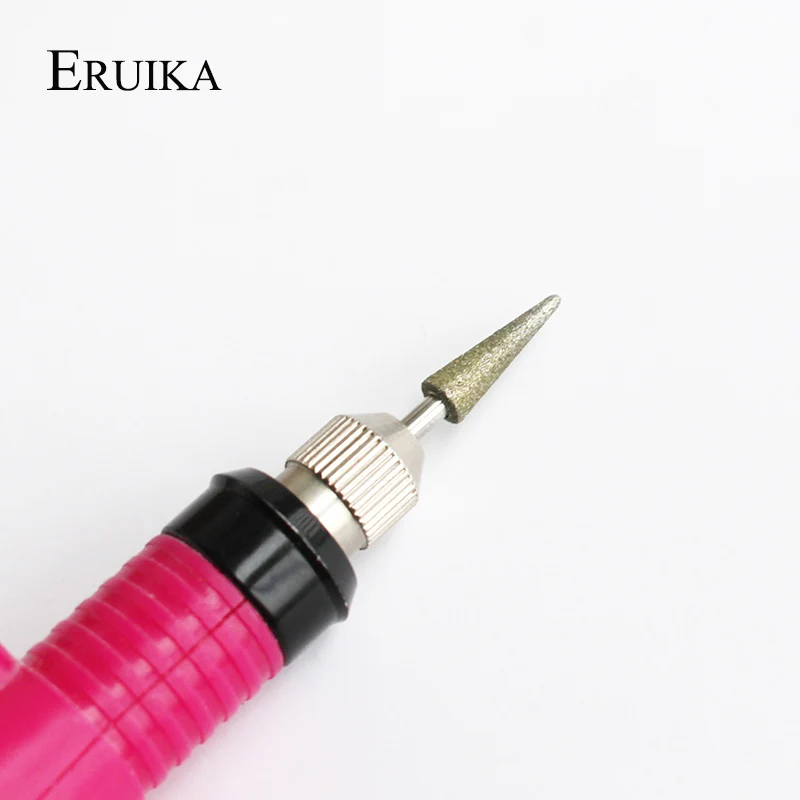 ERUIKA, 1 шт., алмазная пуля, острое сверло для ногтей, электрические фрезы для ногтей, маникюрный аппарат для маникюра и педикюра