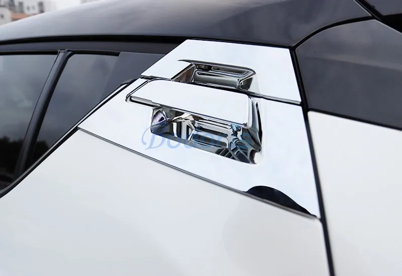 

Rear Door Silver Color Handle Cover Bowl Insert Trim Panel Chrome 2016-2018 For Toyota C-HR CHR C HR Accessories