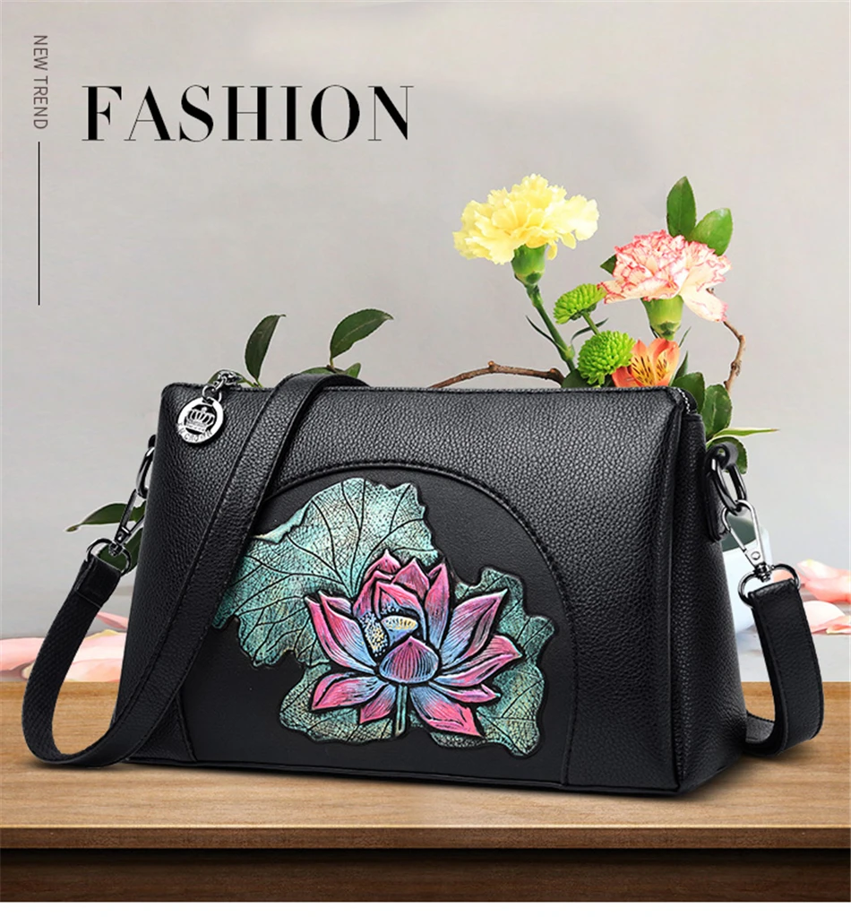 Китайский стиль моды Sac основные роскошные сумки дизайнерские Цветочные женские сумки на плечо женские сумки через плечо для женщин Bolsa