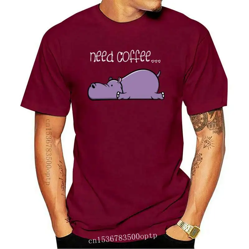 

New JCGO Summer Cotton Women TShirts S-5XL Plus Size Short Sleeve Tees Tops Cute Hippo Print Casual O-Neck Female T Shirt Tops