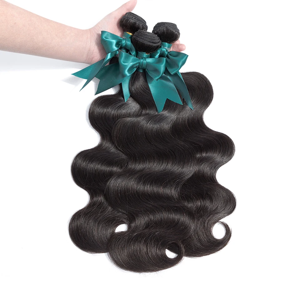 Шикарные волосы бразильские человеческие волнистые пряди волос 8 30 дюймов 3/5/10 шт.