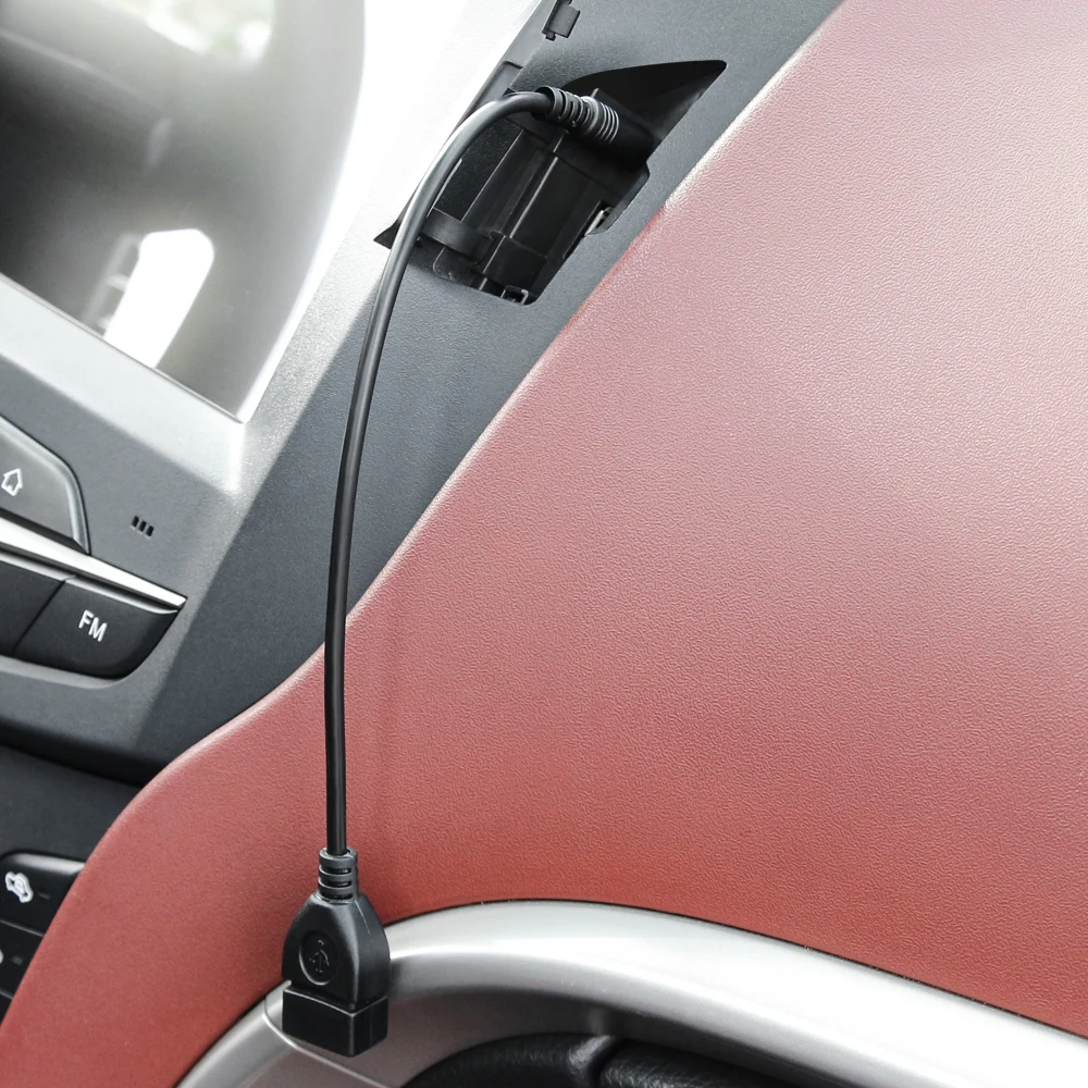 Car 3.5mm Male to USB female Cable For Renault bmw audi lada opel skoda mazda Megane car Accessories | Автомобили и мотоциклы