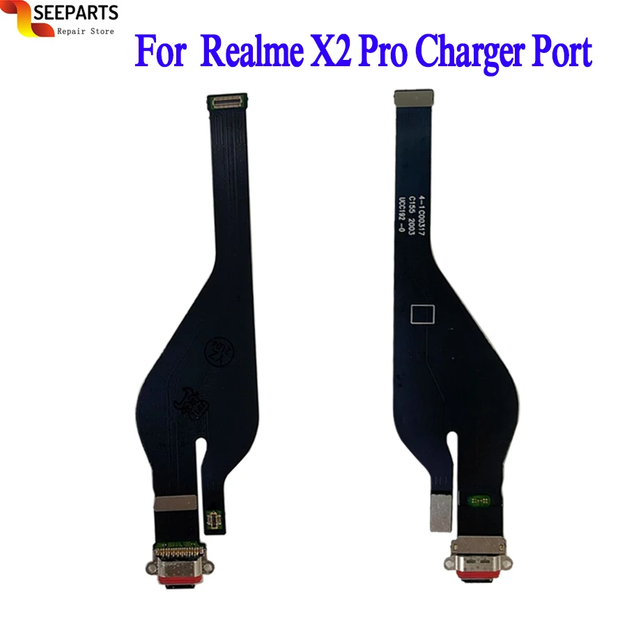 

Оригинальный разъем для зарядного порта, части платы, гибкий кабель для Oppo Realme X2 Pro, USB-порт для зарядки