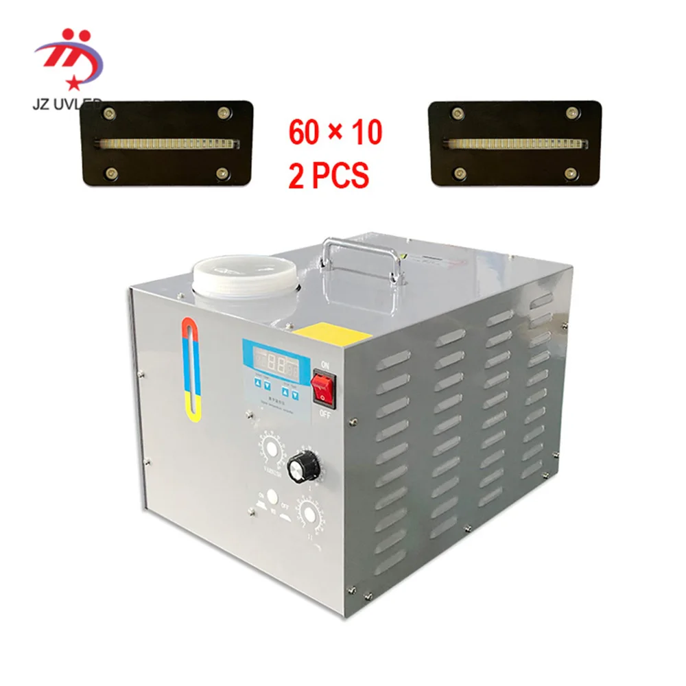 2 шт. 60*10 УФ светодиодная лампа для отверждения чернил планшетного принтера