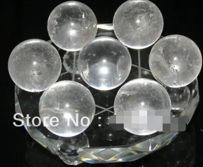 326 7 Семь звезд массив натуральный красивый прозрачный кварцевый шар +