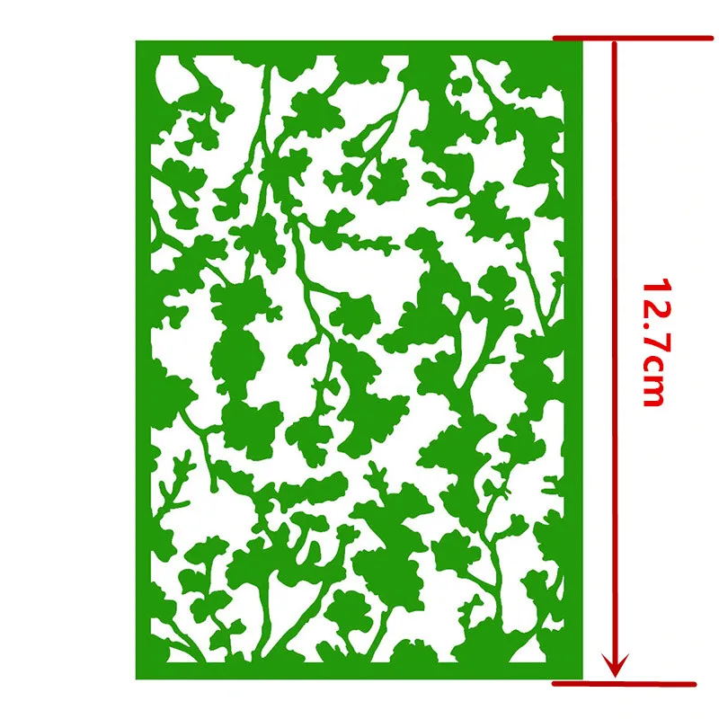 Металлические Вырубные штампы с цветочным рисунком вырубные узором листьев и