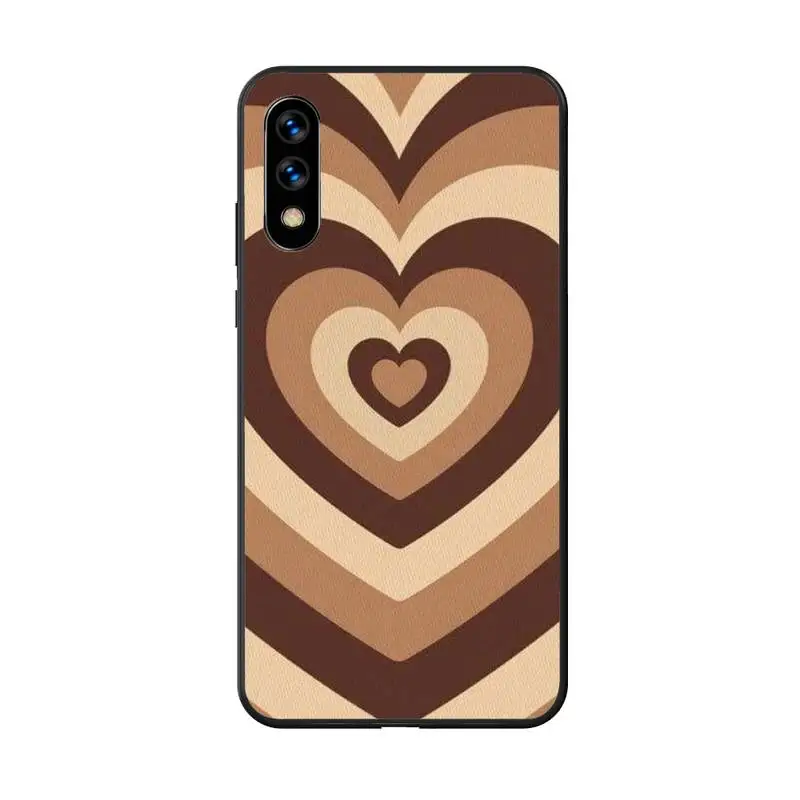 

Latte Love Coffee Heart Phone Cases For Huawei Nova 2 I Plus 3 I E 4 E 5 I Pro 6 SE 6 5G Cove Fundas Case