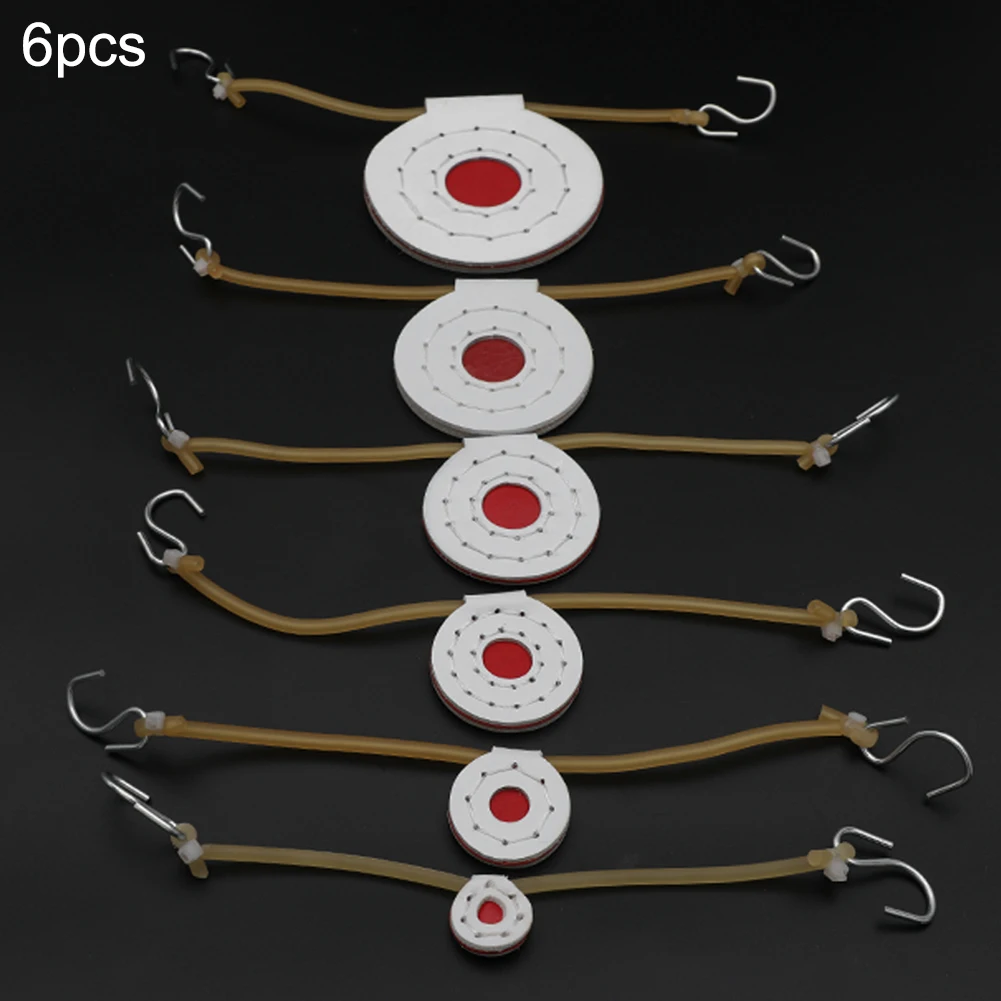 6PCS Target Bullseye Pads Micro-Fiber Paintball Archery Water Bullet Outdoor Supplies Shooting Training Mats | Спорт и развлечения
