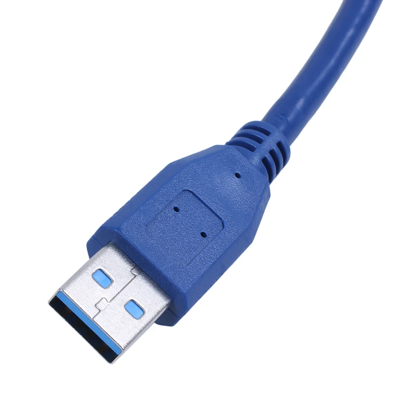 30 см синий USB 3 0 male - Micro-B Мужской кабель синхронизации и зарядки шнур питания |