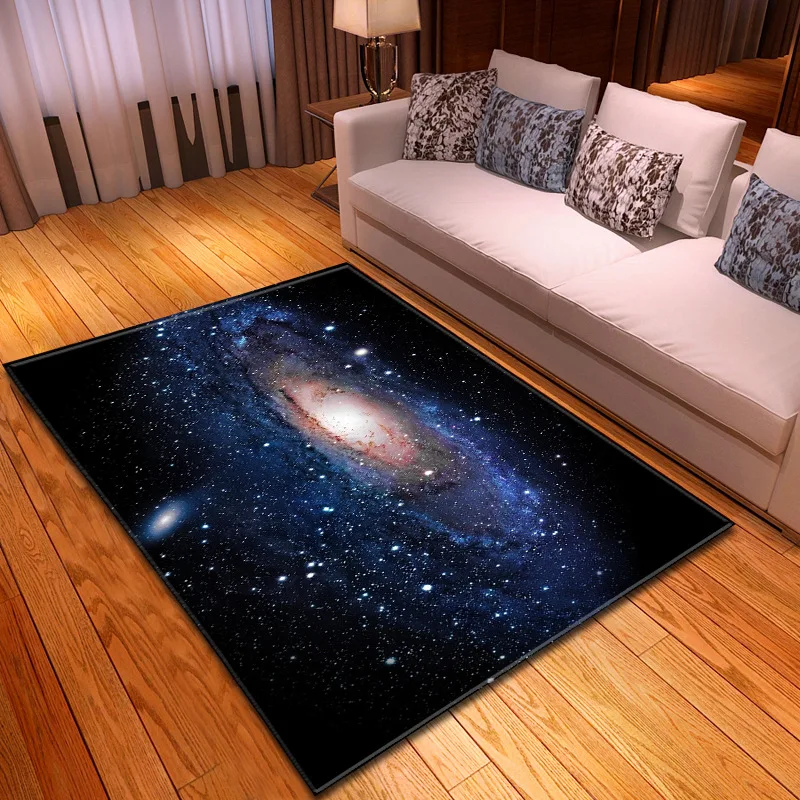 

Nebula outer space universe 3d carpet living room large area rug for bedroom soft kids room dining room mat home decorative