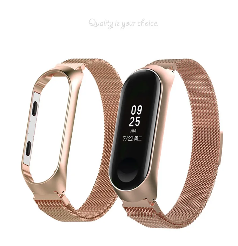 Ремешок для Xiaomi mi Band 4 металлический браслет для mi band 3 из нержавеющей стали ремешок для mi band сменные браслеты