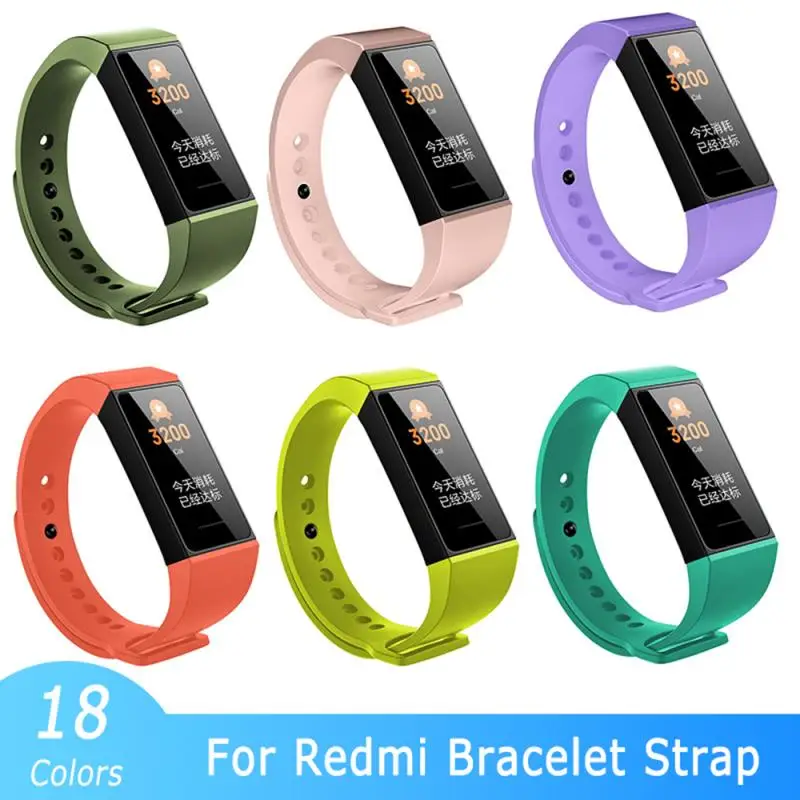 

Ремешок для смарт-браслета Xiaomi RedmiWatch, сменный силиконовый ремешок для Xiaomi Redmi Band