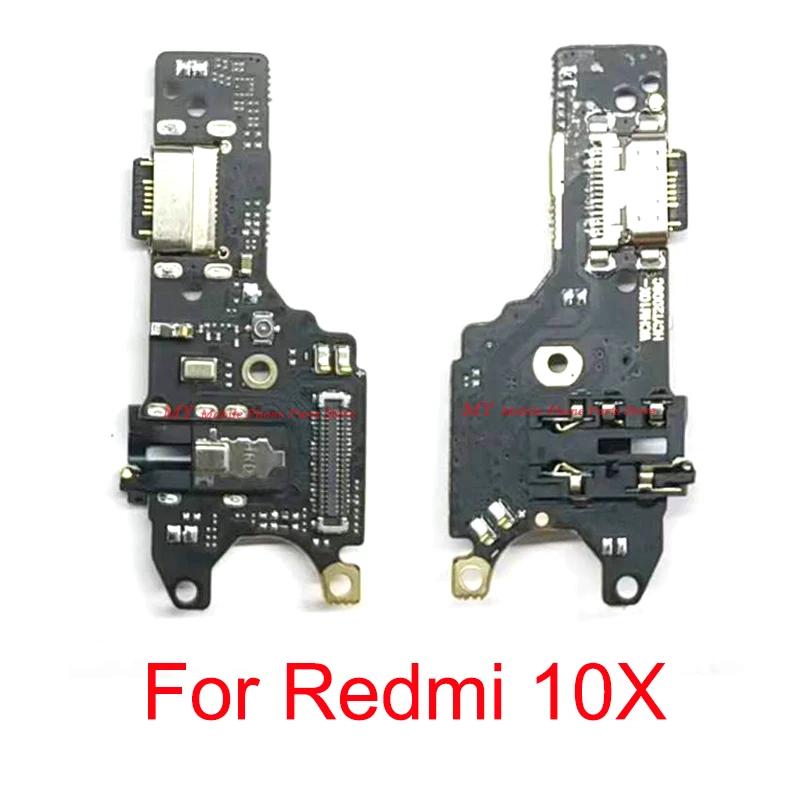 

Плата USB-порта для зарядки, док-разъем, гибкий кабель для Xiaomi Mi Redmi 10X, плата USB для зарядки, соединительная часть, гибкий кабель, запасная часть