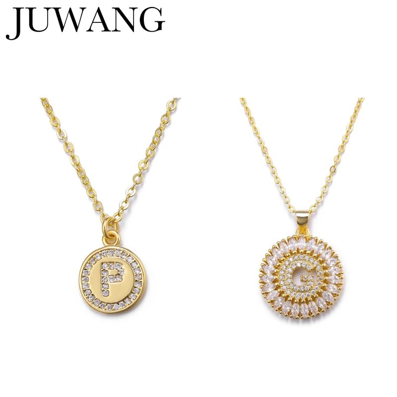 

Gold Color Copper Cubic Zirconia CZ English Letter Necklace Pendant Necklaces For Men/ lady /Women Name Jewelry Girl Friend Gift