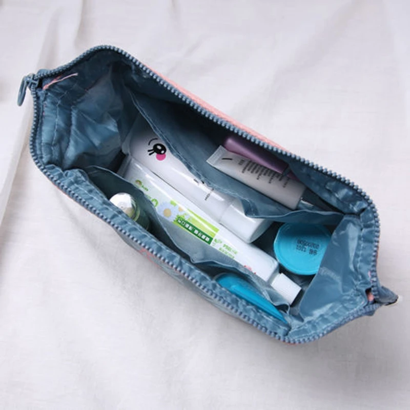 Чехол для косметики с фламинго чехол карандашей дорожная Женская сумочка