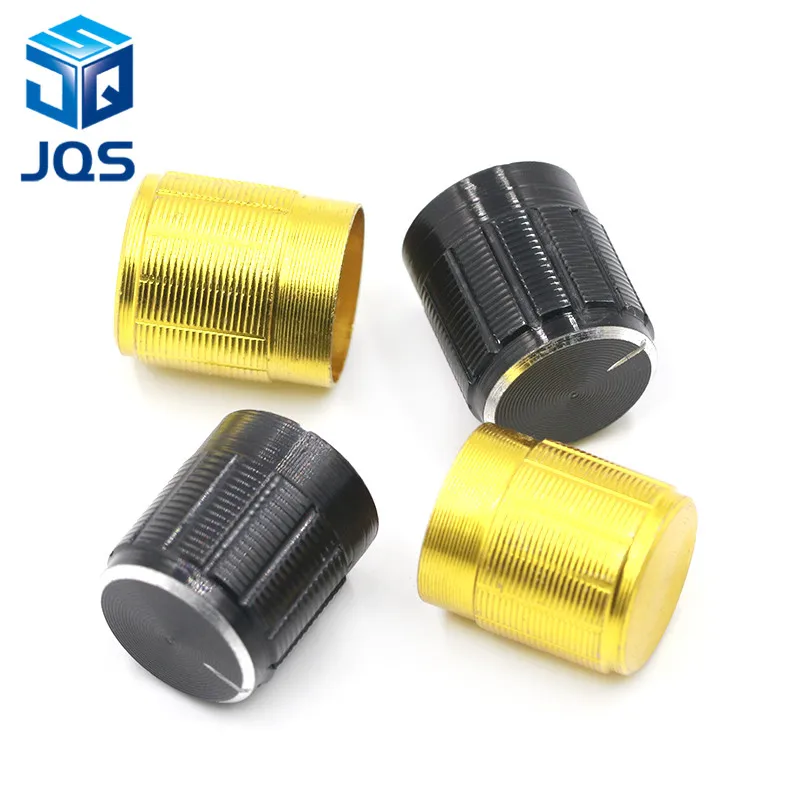 Ручка потенциометра из алюминиевого сплава 5 шт. противоскользящая Одиночная