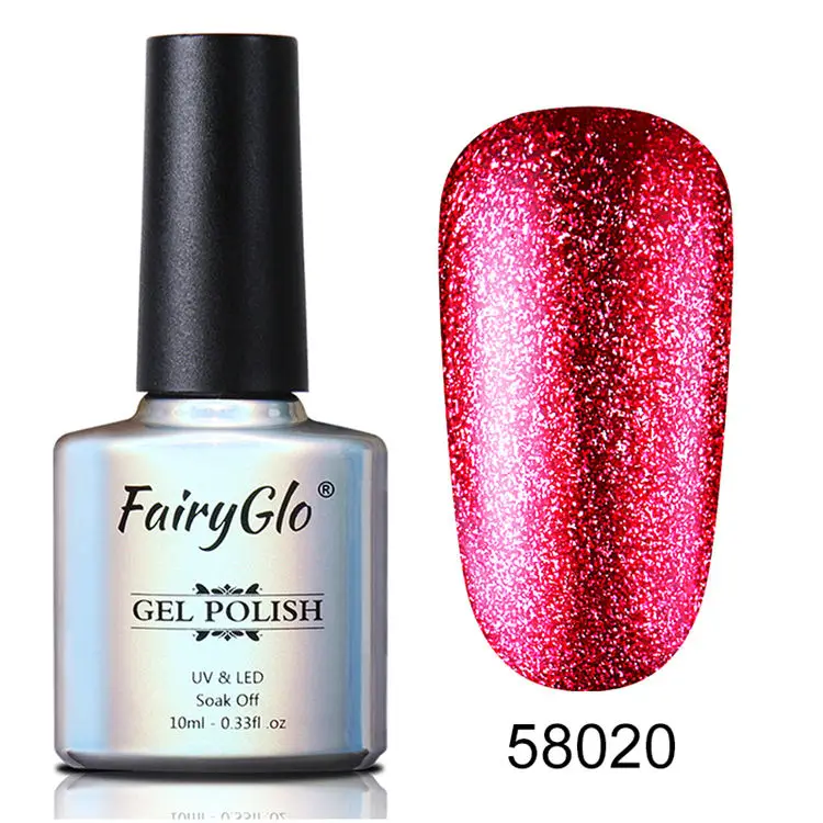 BJJ58020 FairyGlo 10 мл Платиновый Гель-лак для ногтей впитывающий блеск Гибридный лак Полупостоянный эмалированный лак для нейл-арта Маникюр для гелей - Цвет: BJJ58020