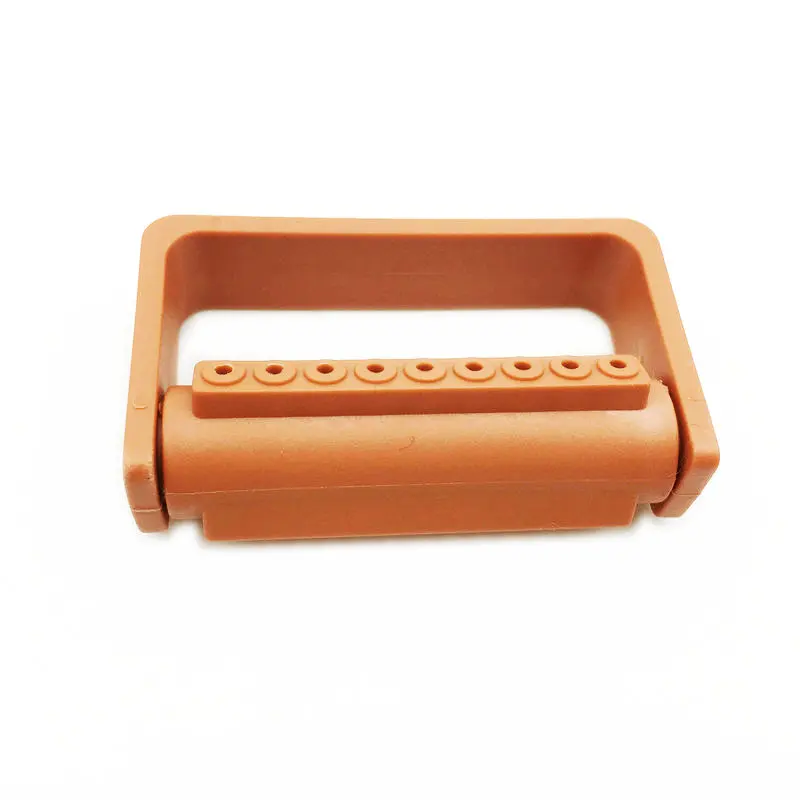 9 отверстий стоматологический алмазный Бур подставка коричневый держатель для