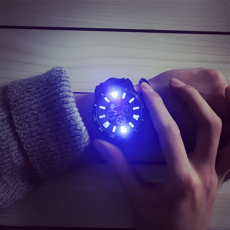 Пары светящиеся модные часы тренд крутые мужские и женские парные