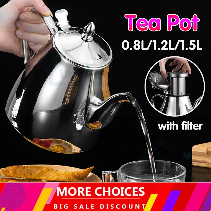 Чайник из нержавеющей стали для индукции с фильтром чайный набор семь чайников