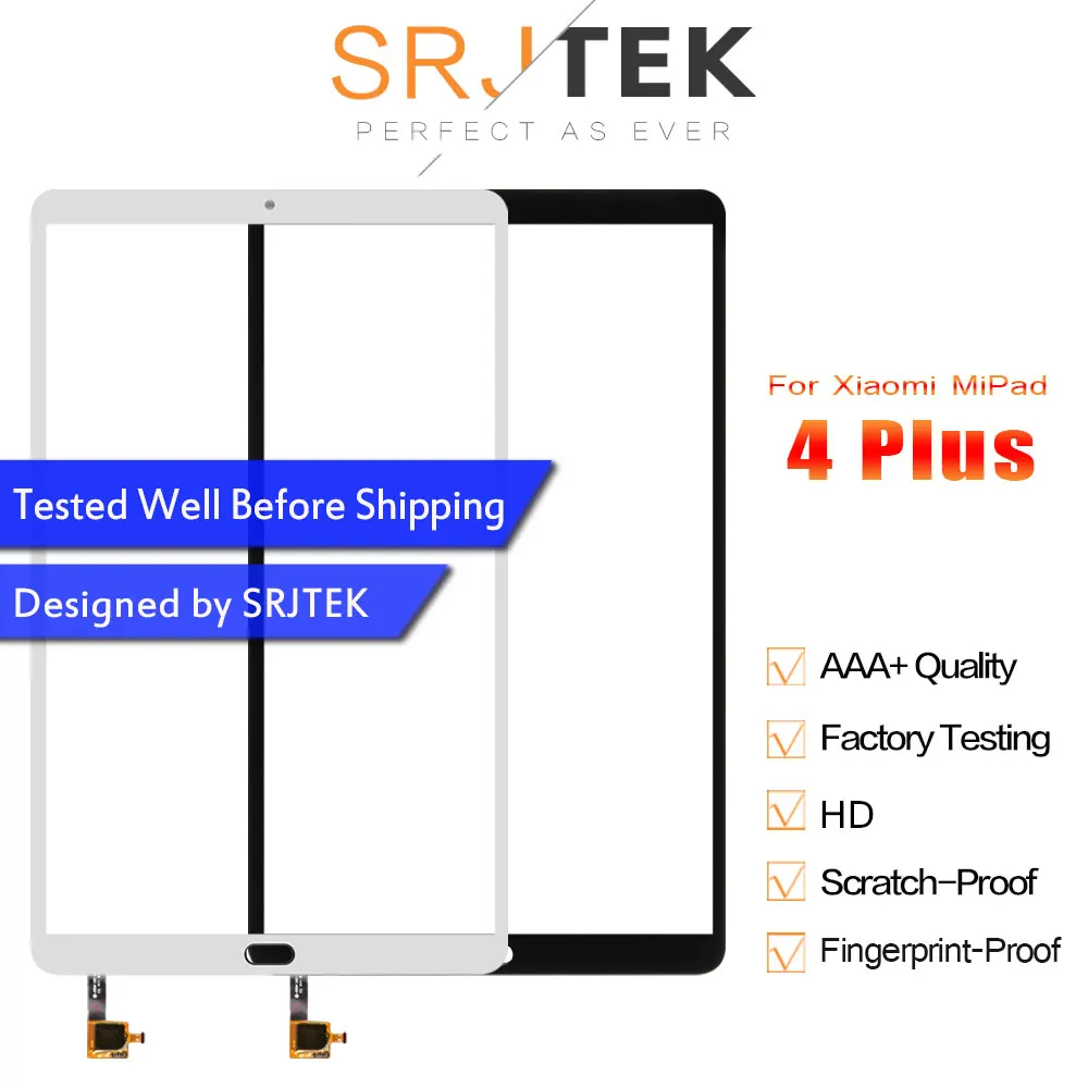 10.1" Дигитайзер для Xiaomi MiPad 4 Plus Тачскрин Замена экрана на планшет MiPad4 Панель из стекла.