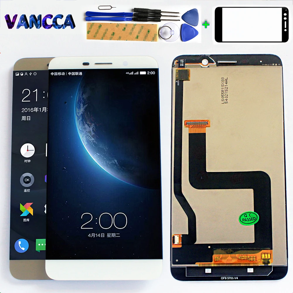 100% протестированный 5 дюймовый сенсорный экран ЖК-дисплей для Letv One 1 Pro X800