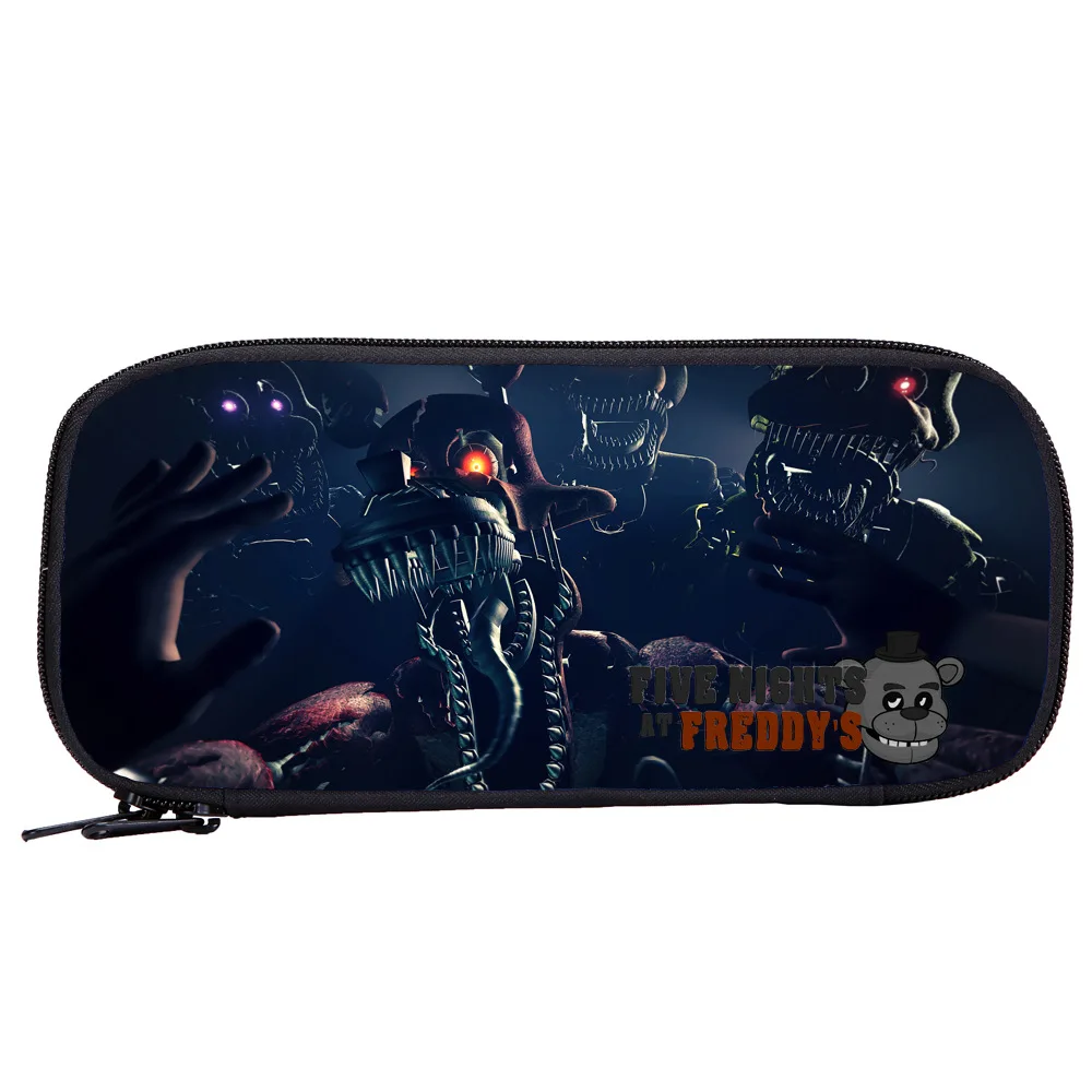 Игра Five Nights At Freddy's FNAF Сумочка для ручек и карандашей чехол для детской школы Канцтовары многофункциональные Фигурки игрушки подарок ребенку на Рождество - Цвет: 01