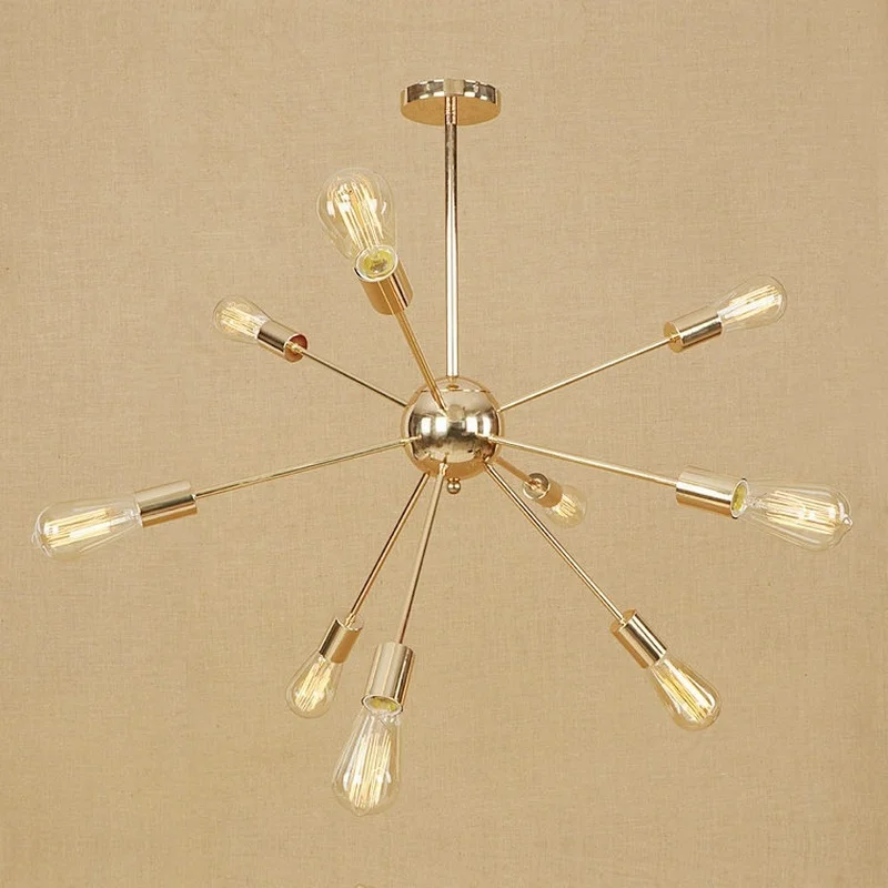 Подвесной светильник в современном европейском стиле потолочный со спутником