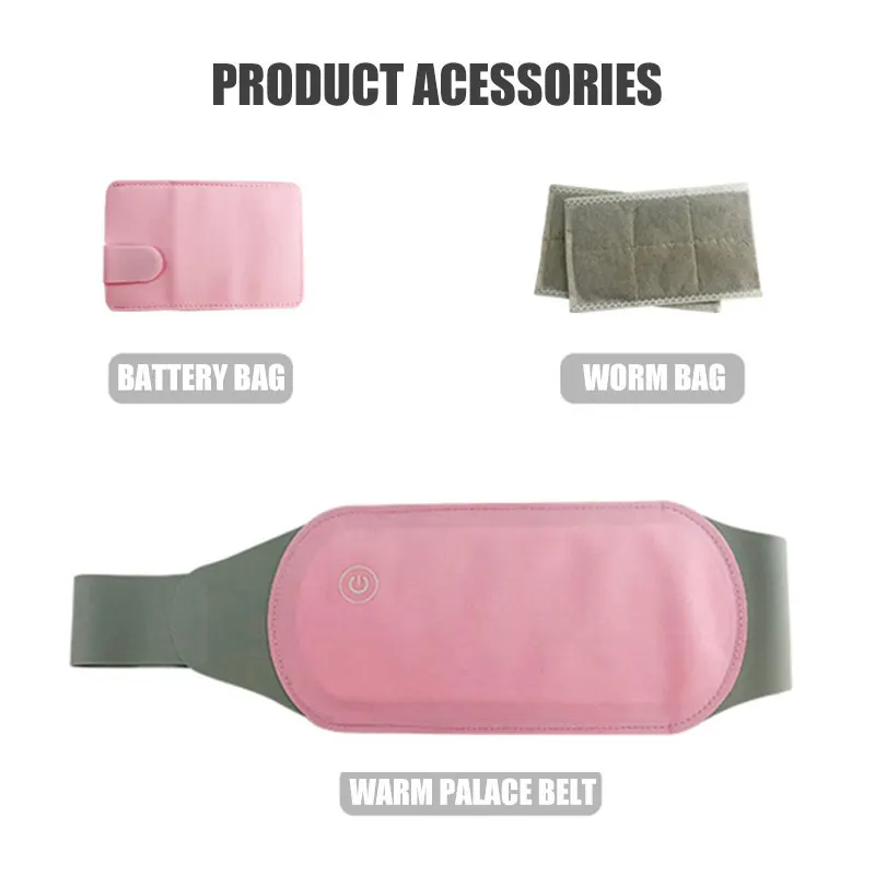 Лучший электрический USB нагревательный пояс для спины грелка стоп дисменорея