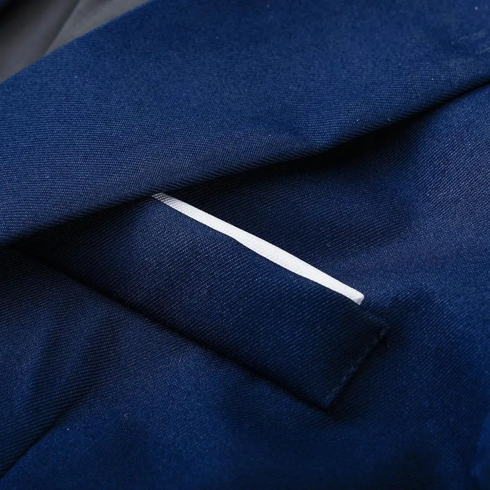 Мужской костюм с лацканами пиджак + брюки жилет Свадебный для жениха