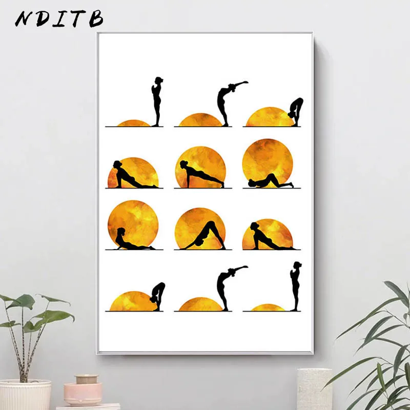 

Спортивный постер с абстрактной настенной печатью, Современная декоративная картина на холсте для рисунок на тему бодибилдинга, украшение ...