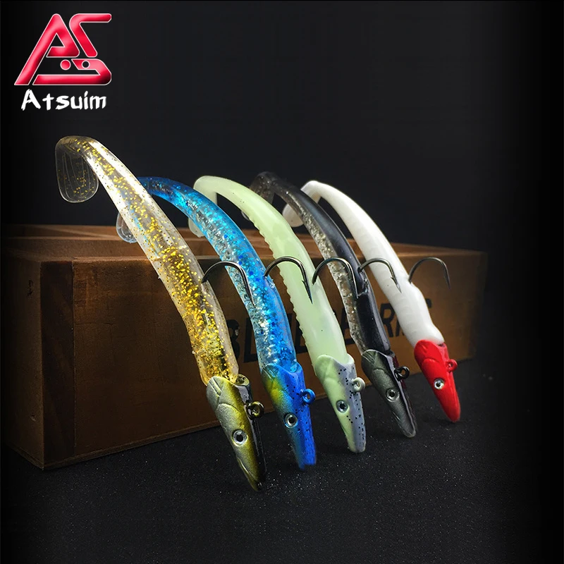 Как 10 г 22 металлическая головка ложка джиг приманки светящаяся Мягкая приманка