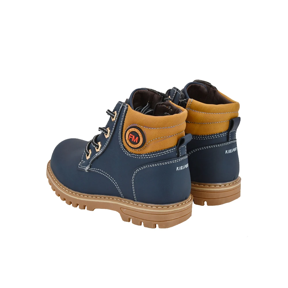 Bessky/Черние детские ботинки зимние для мальчиков девочек мальчики теплые ботинки.