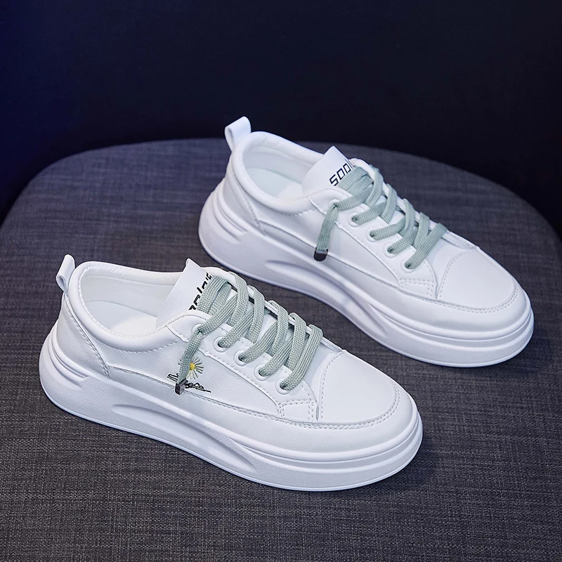 Кроссовки женские на платформе повседневная обувь Вулканизированная подошва