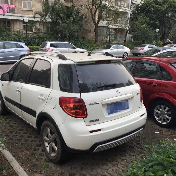 Спойлер для Suzuki SX4 из АБС пластика черный/белый спойлер на заднее крыло