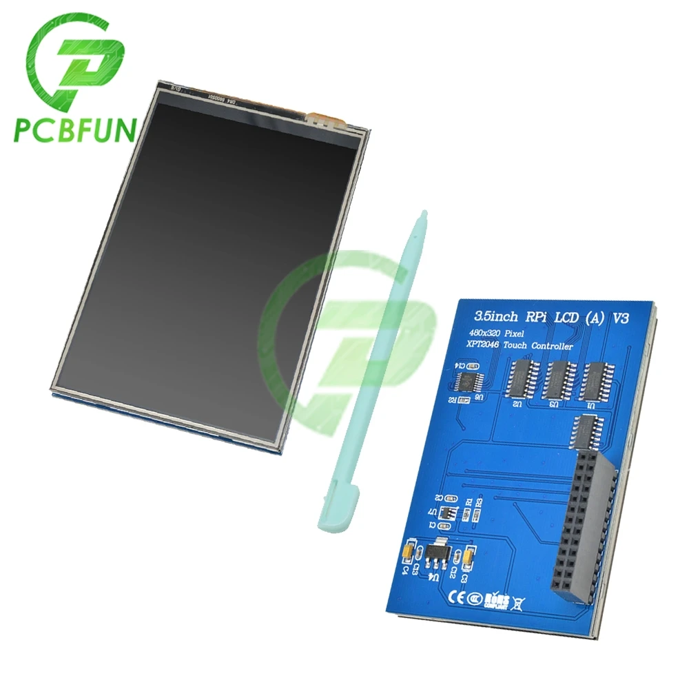 Сенсорный экран 3 5 дюйма для Raspberry Pi 4 TFT RPI LCD (A) V3 сенсорный дисплей модуль 320x240