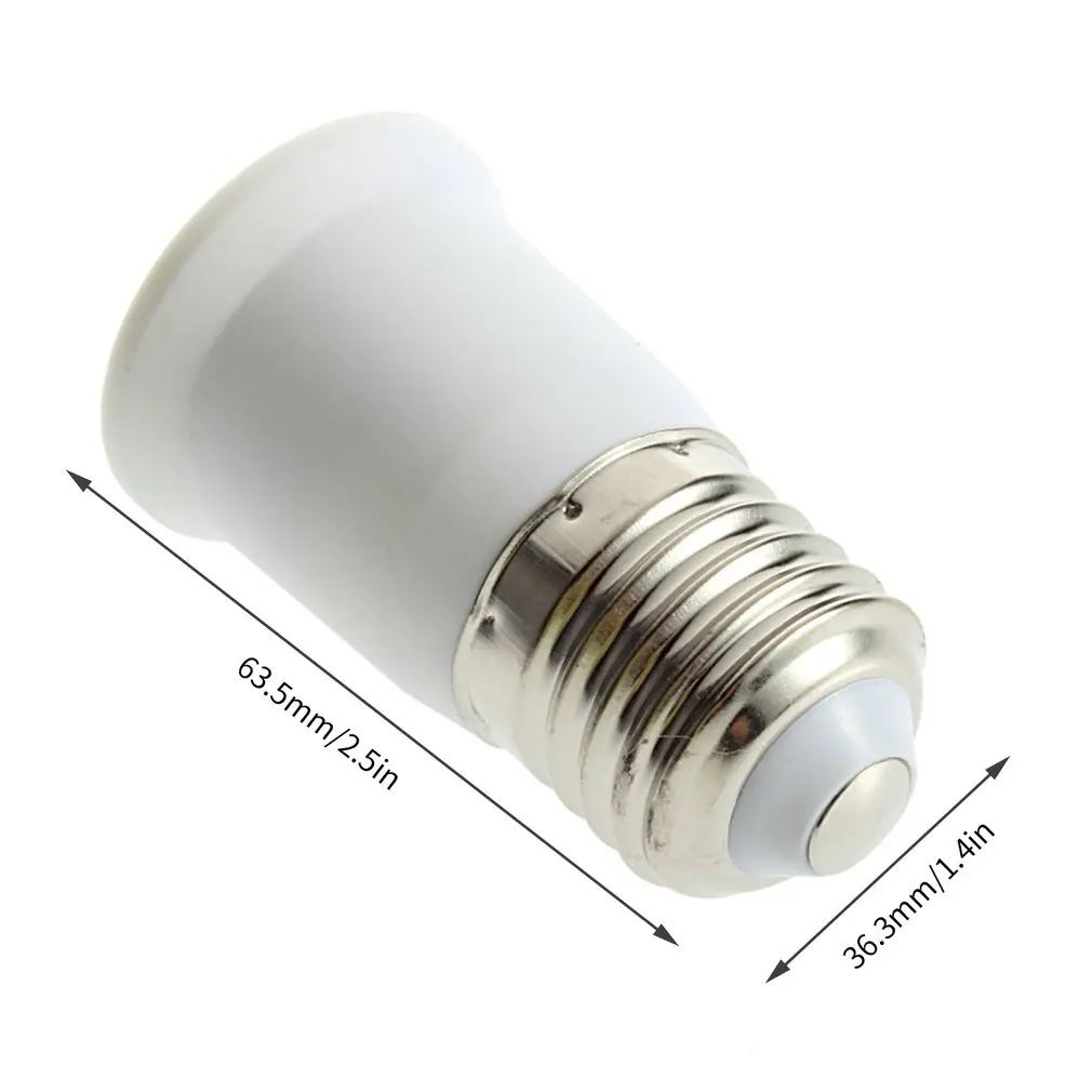 

E27 to E27 Transfer Socket Light Bulb Holder Adapter Household Office School Lampholder Portable Light Accessory