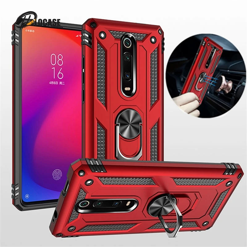 

Magnetic Ring Holder Case for Xiaomi K20 Pro K30 Mi9t Mi9 Mi 9T CC 9E SE CC9 Pro A3 Lite Armor for Redmi Note 7 8 8T 10 7A 8A