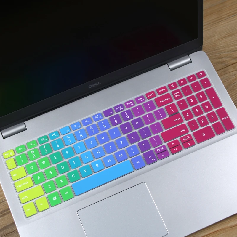 

Silicone Keyboard Cover skin Protector for 2021 2020 15.6" Dell Inspiron 15 5505 5501 5508 5590 Inspiron 15 7000 7590 7591