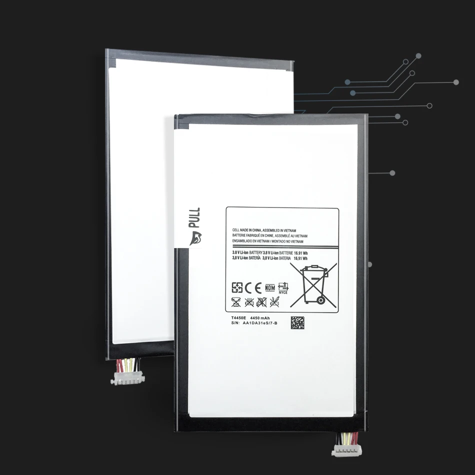 KiKiss 4450 мАч T4450E планшет батарея для samsung GALAXY Tab 3 8,0 T310 T311 T315 оригинальные сменные батареи