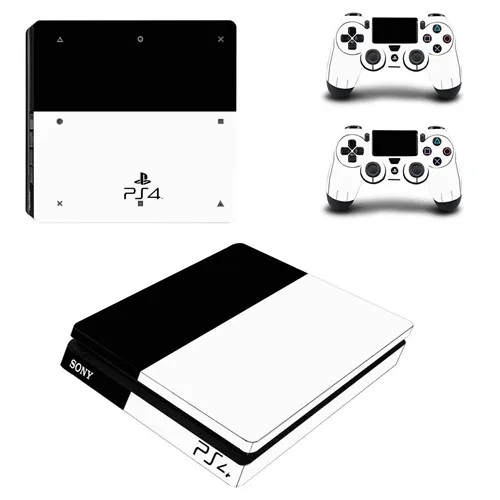 P4SQB0314 500 миллионов Ограниченная серия полное покрытие лицевые панели PS4 тонкая кожа Наклейка для playstation 4 консоль и контроллер PS4 наклейка - Цвет: P4SQB0314