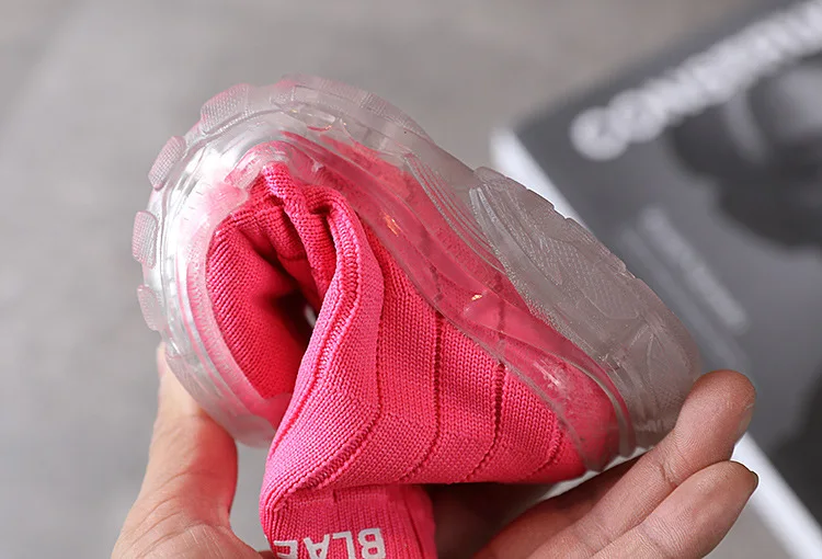 

Kids Sneakers Autumn Winter Ankle Sport Shoe For Boy Girl Casual Shoes Transparent Sole Comfortable High Quality Children Shoes