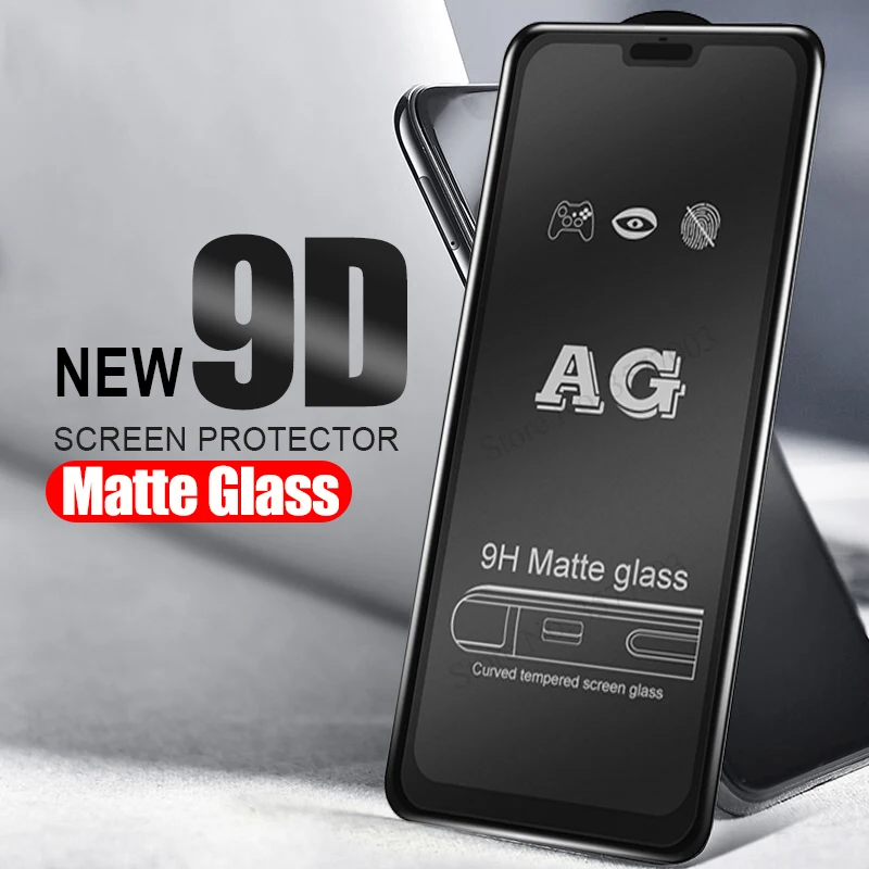 9D полный клей матовое закаленное стекло для huawei honor 20 10 lite y6 pro y7 t9 prime y5 p smart Z протектор экрана матовая пленка
