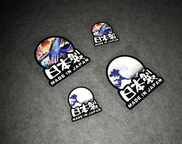 Большая волна канагава Сделано в Японии виниловые наклейки на машину мотоцикл