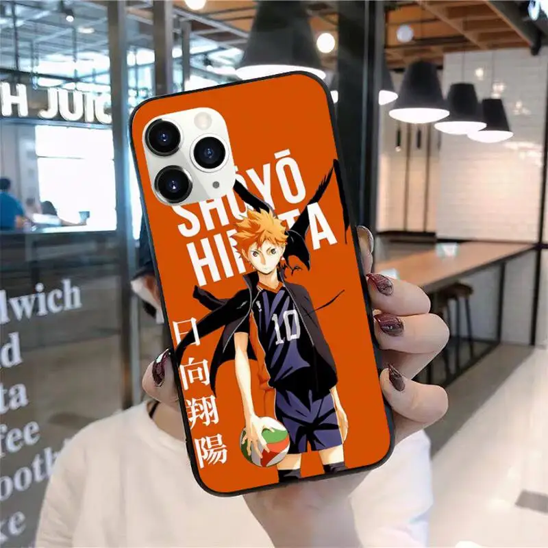 

Haikyuu Hinata Attacks Anime Phone Case for iPhone 11 12 pro XS MAX 8 7 6 6S Plus X 2020 XR Mini