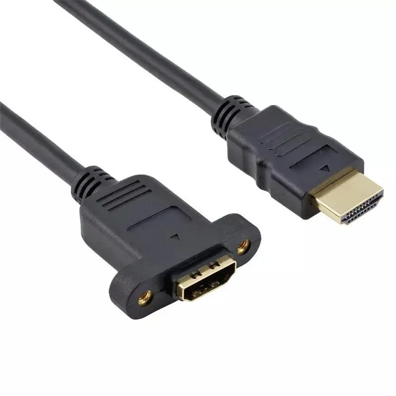 1 шт. 30 см 50 позолоченный HDMI-совместимый удлинитель штекер-гнездо с винтовым