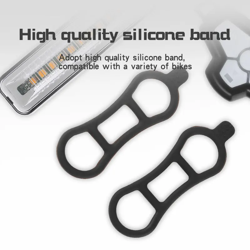 

Wireless Remote Control Bicycle Signal Tail Light Red Green Bike Turn Signal Light Usb Charging Waterproof Night Warning Light