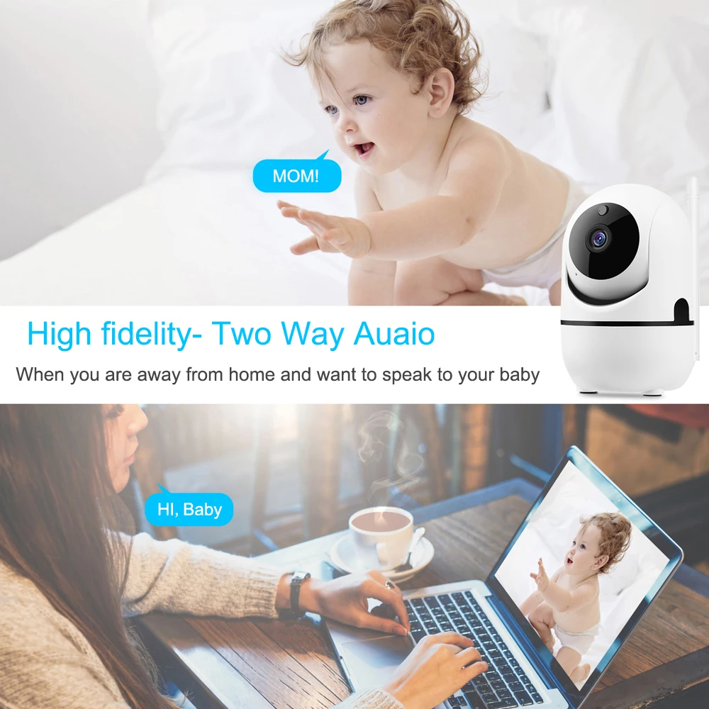 CPVAN Видеоняни и радионяни IP Камера HD 1080P домашние Беспроводной Wi Fi безопасности